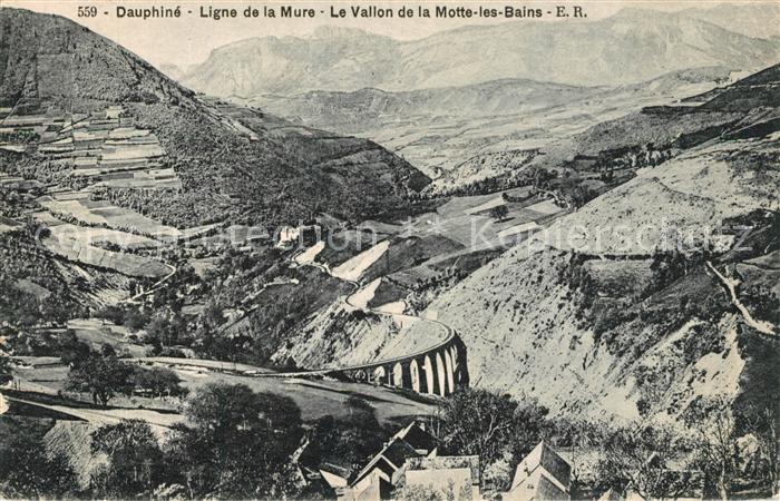 Dauphine Ligne de la Mure Vallon de la Motte les Bains