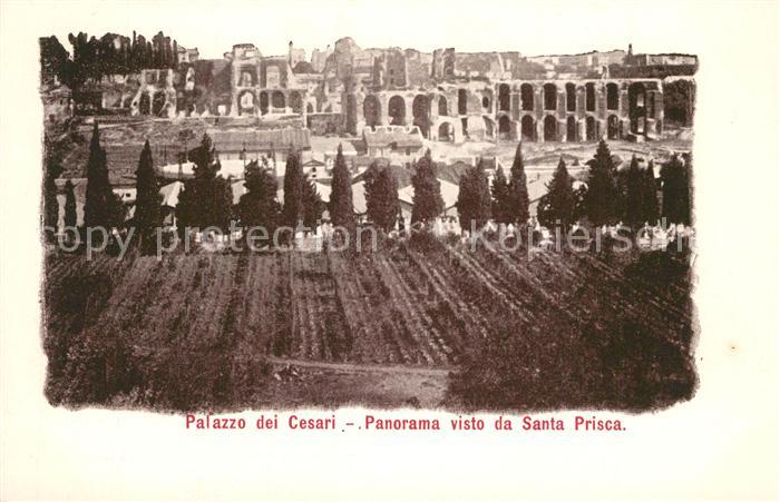 Roma Rom Palazzo dei Cesari Panorama Santa Prisca