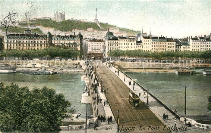 Lyon France Le Pont Lafayette