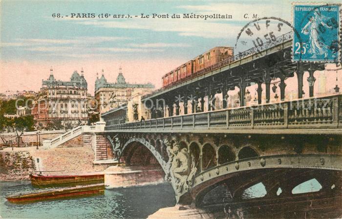 Paris Pont du Mtropolitain