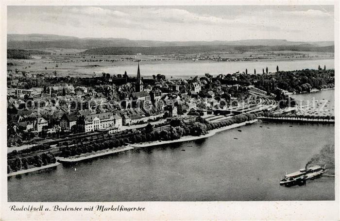 Radolfzell Bodensee Markelfingersee Fliegeraufnahme