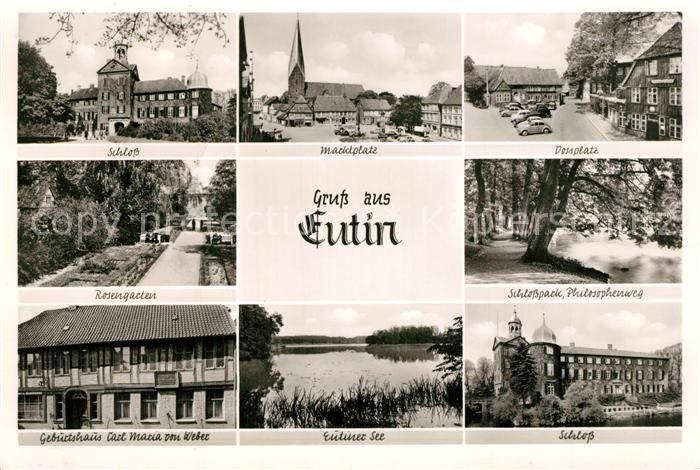 Eutin Schloss Marktplatz Vossplatz Schlosspark Philosophenweg