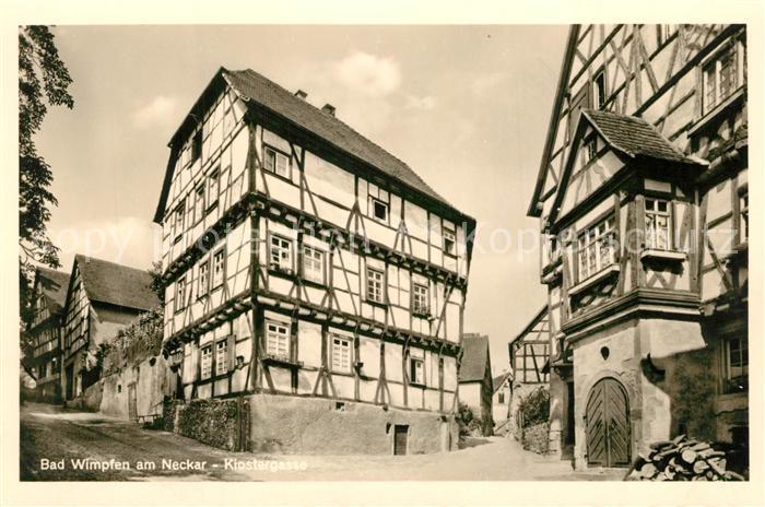 Bad Wimpfen Fachwerkhaeuser