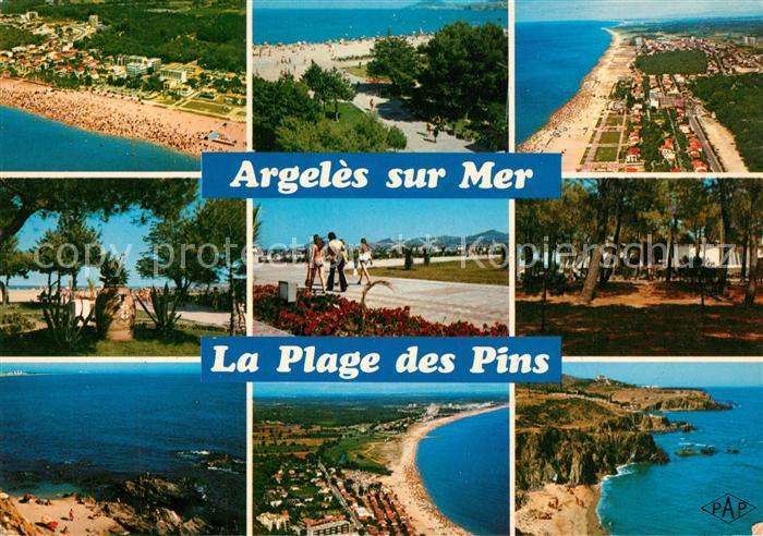 Argeles-sur-Mer Plage des Pins Le Racou Fliegeraufnahme