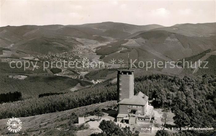 Altenhundem Fliegeraufnahme mit Hohe Bracht