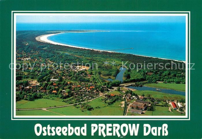 Prerow Ostseebad Fliegeraufnahme