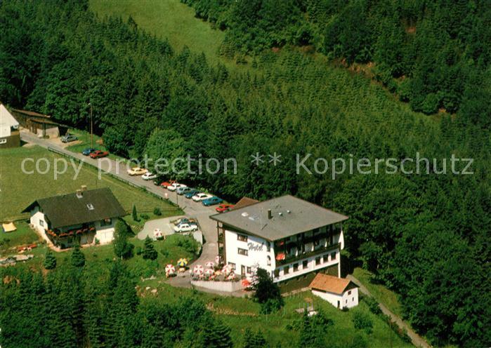 Huzenbach Hotel Gasthof zum Schloss Fliegeraufnahme