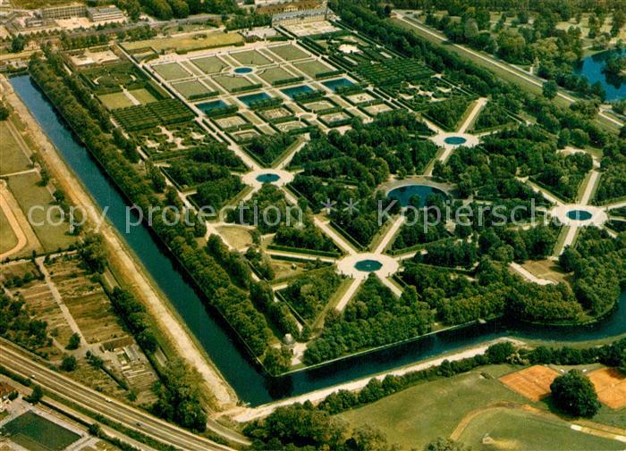 Hannover Herrenhaeuser Gaerten Fliegeraufnahme