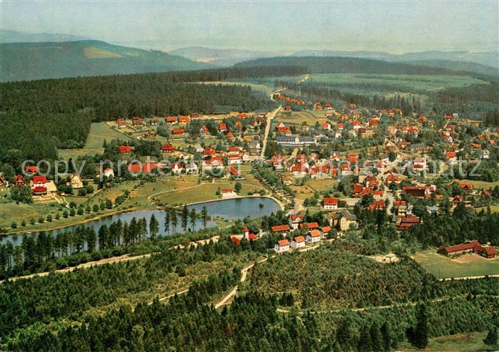 Hahnenklee-Bockswiese Harz Fliegeraufnahme