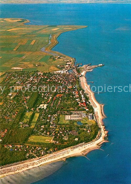 Wyk Foehr Sued und Oststrand Fliegeraufnahme