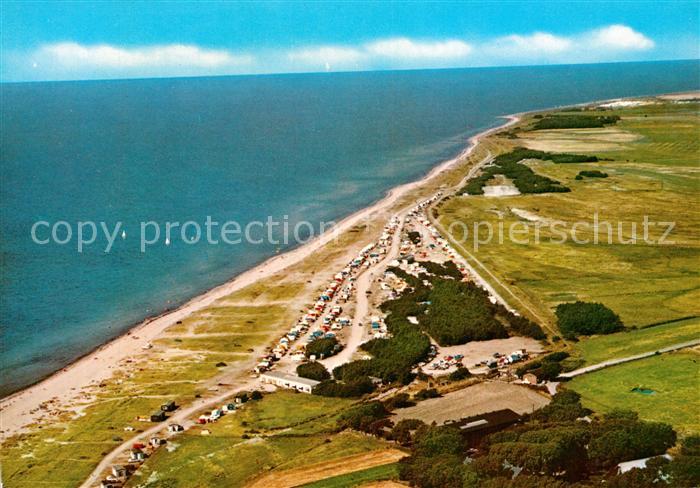 Fehmarn Fluegger Strand Fliegeraufnahme
