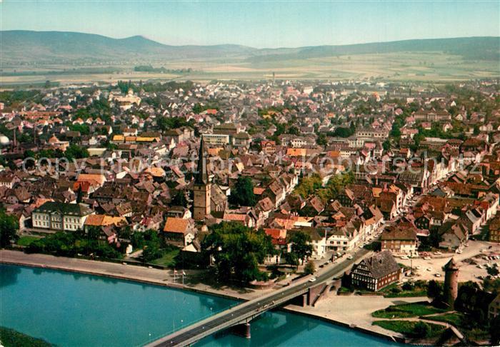 Holzminden Weser Fliegeraufnahme