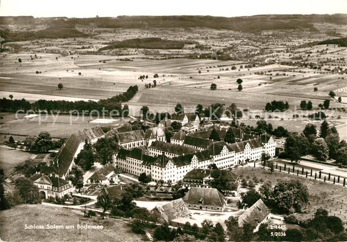 Salem Baden Schloss Salem Fliegeraufnahme