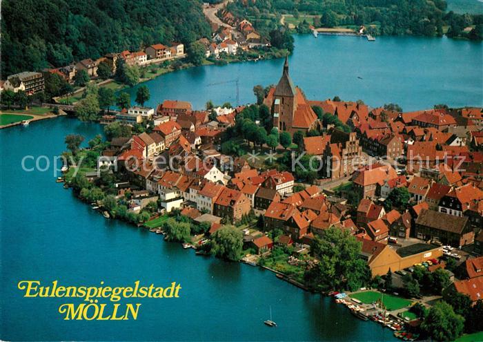 Moelln Lauenburg Fliegeraufnahme