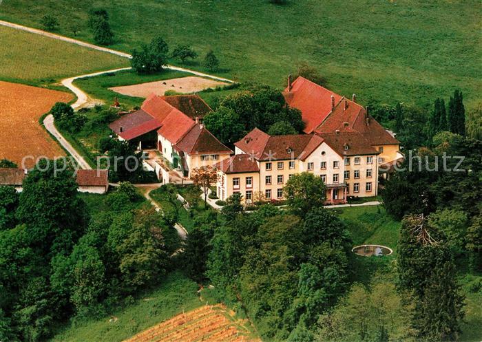 Merzhausen Breisgau Jesuitenschloss Fliegeraufnahme