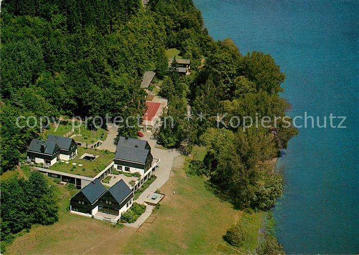 Voehl Edersee Hohe Fahrt Jugendherberge Fliegeraufnahme