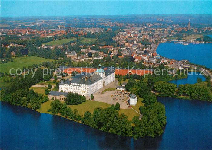 Schleswig Schlei Fliegeraufnahme mit Schloss Gottorp