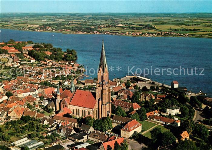 Schleswig Schlei Fliegeraufnahme mit St Petri Dom