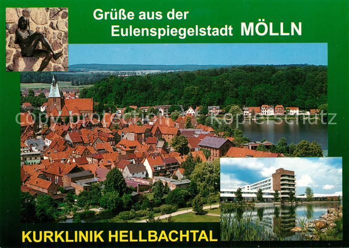 Moelln Lauenburg Panorama Eulenspiegelfigur Kurklinik Hellbachtal