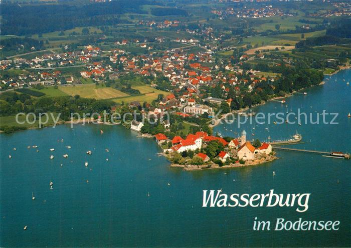 Wasserburg Bodensee Fliegeraufnahme