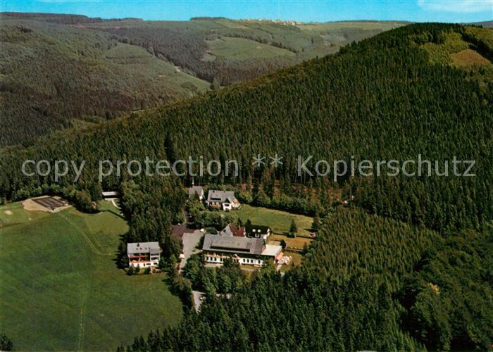 Schmallenberg Berghotel Hoher Knochen Fliegeraufnahme