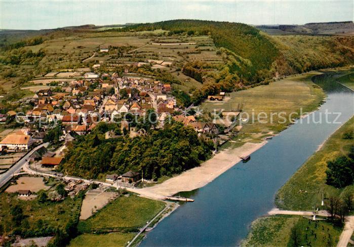 Polle Oberweser Fliegeraufnahme