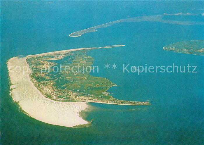 Amrum Fliegeraufnahme mit Insel Sylt