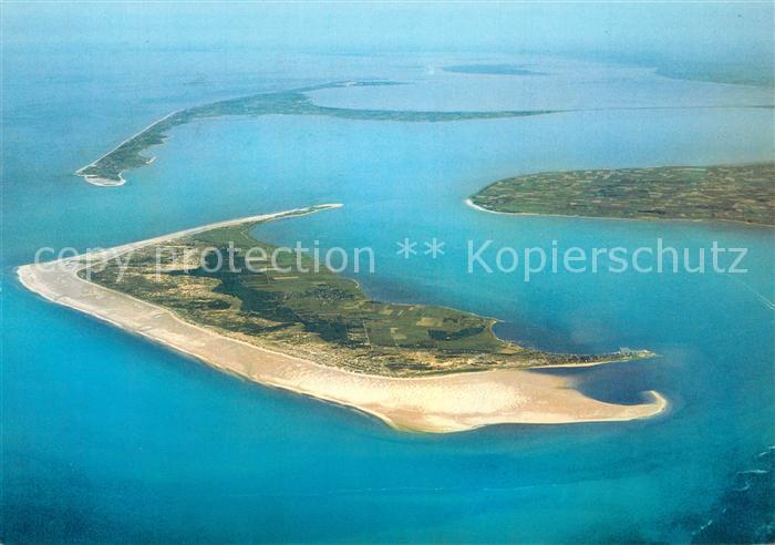 Amrum Fliegeraufnahme mit Insel Sylt und Foehr