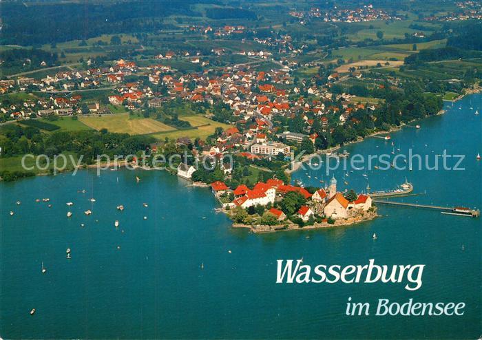 Wasserburg Bodensee Fliegeraufnahme