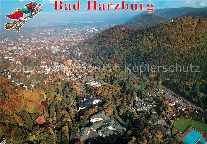 Bad Harzburg Fliegeraufnahme mit Burgberg