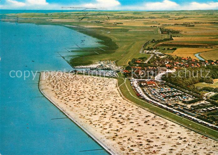 Neuharlingersiel Nordseekuestenbad Fliegeraufnahme