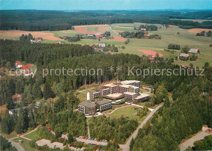 Koenigsfeld Schwarzwald Albert Schweitzer Klinik Fliegeraufnahme