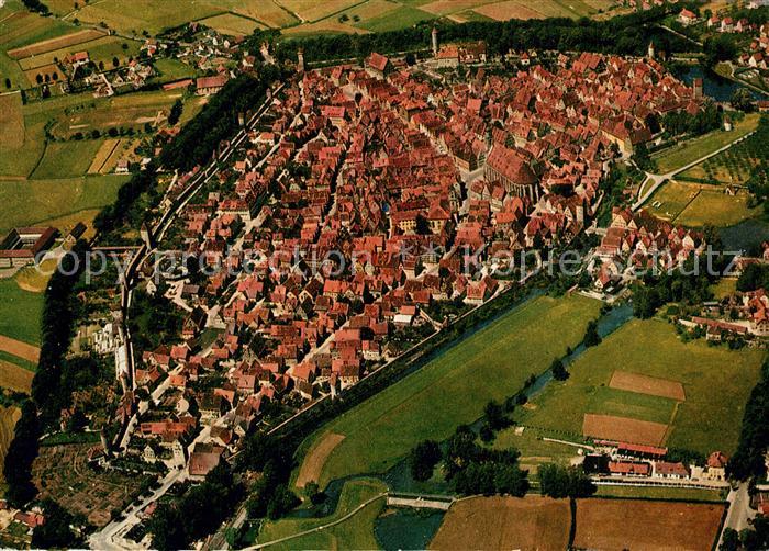 Dinkelsbuehl Fliegeraufnahme