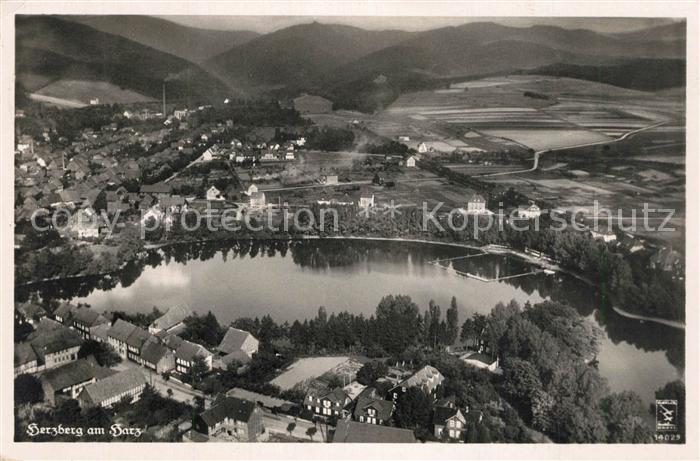 Herzberg Harz Fliegeraufnahme