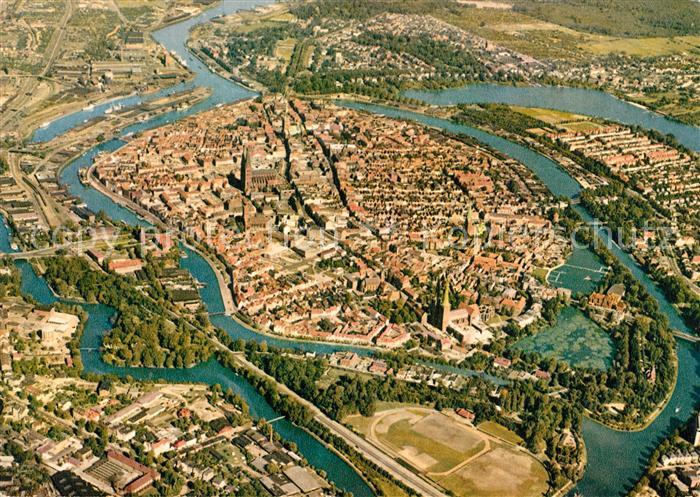 Luebeck Fliegeraufnahme