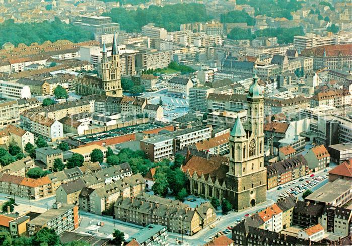 Braunschweig Fliegeraufnahme Andreaskirche Katharinenkirche Theater