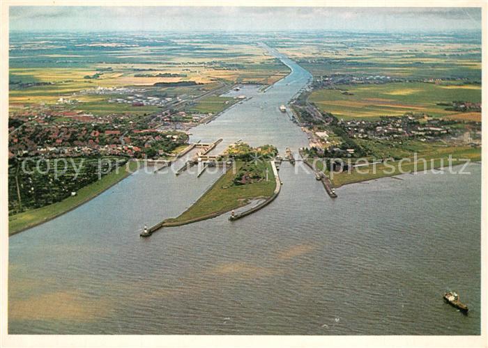 Brunsbuettelkoog Fliegeraufnahme