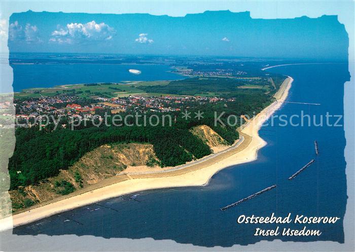 Koserow Ostseebad Usedom Fliegeraufnahme Streckelsberg