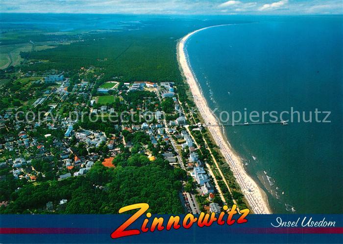 Zinnowitz Ostseebad Fliegeraufnahme