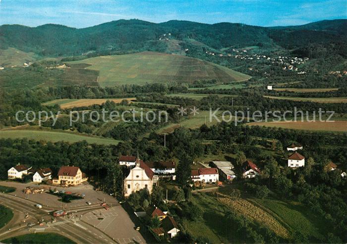 Ottersweier Fliegeraufnahme Wallfahrtskirche Maria Linden