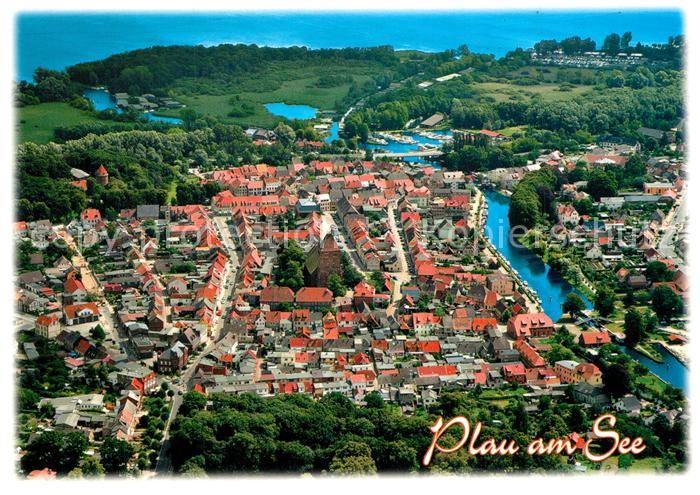 Plau See Fliegeraufnahme