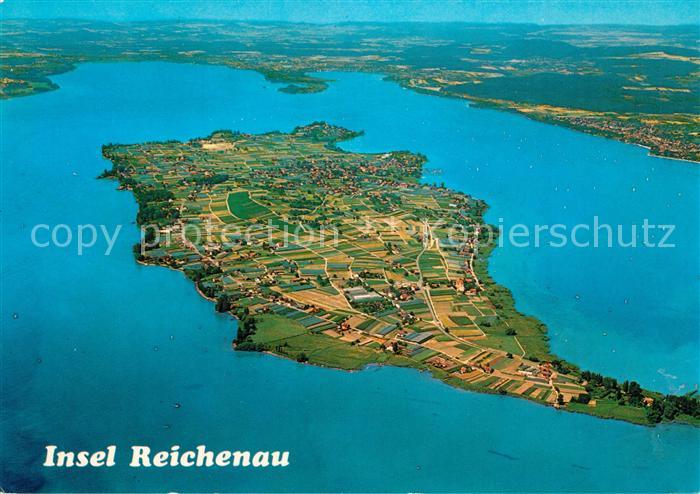 Reichenau Bodensee Fliegeraufnahme