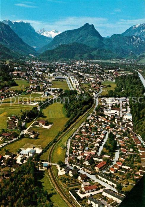 Bad Reichenhall Fliegeraufnahme Staufenbruecke Reiteralpe Muellnerhorn