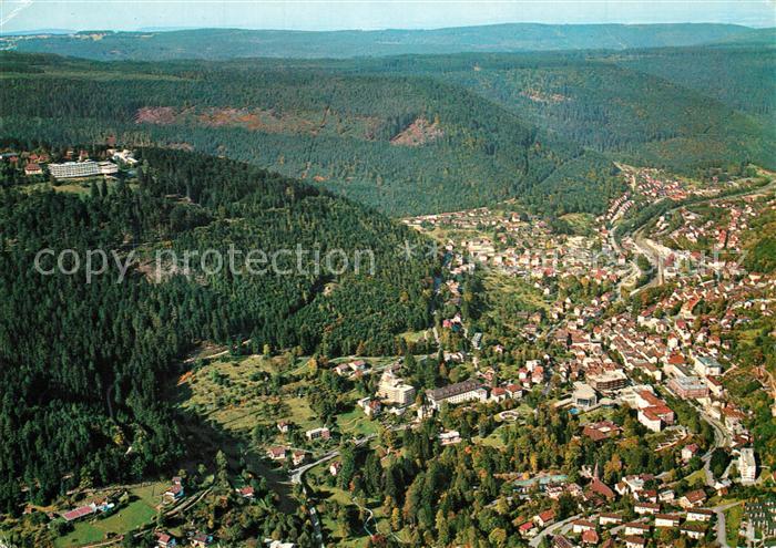 Wildbad Schwarzwald Fliegeraufnahme
