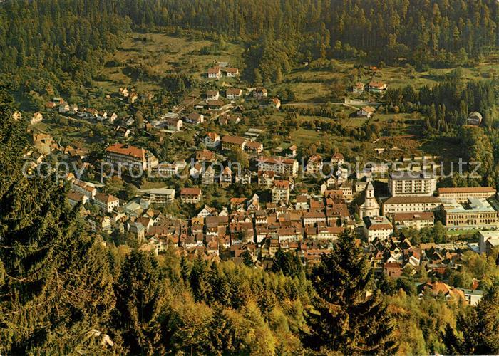 Wildbad Schwarzwald Fliegeraufnahme