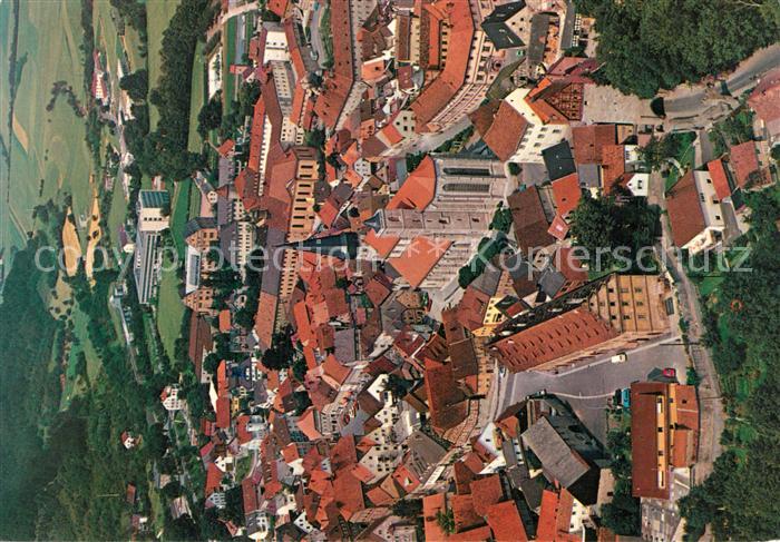 Muennerstadt Fliegeraufnahme Stadtpfarrkirche Maria Magdalena