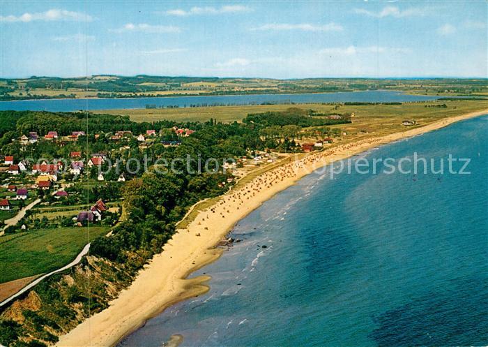 Hohwacht Ostseebad Fliegeraufnahme grosser Binnensee