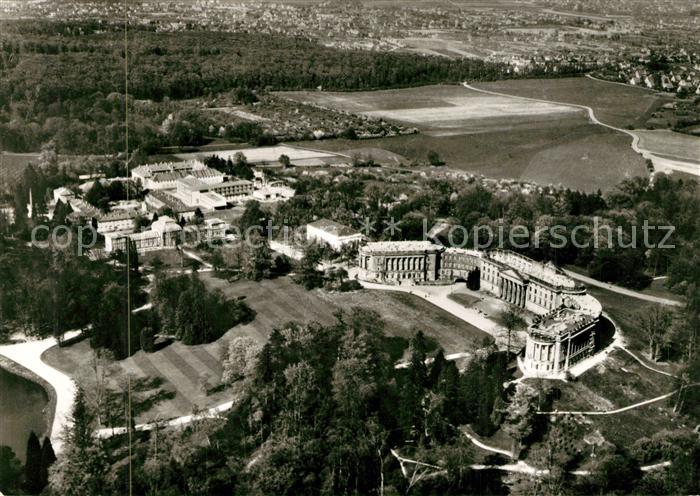Wilhelmshoehe Kassel Fliegeraufnahme Schloss Gewaechshaus Schlosshotel