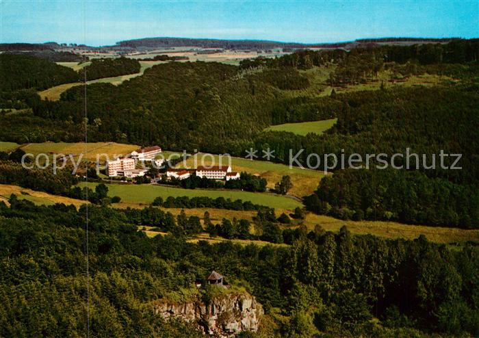 Neukirchen Knuellgebirge Fliegeraufnahme Waldsanatorium Urbachtal