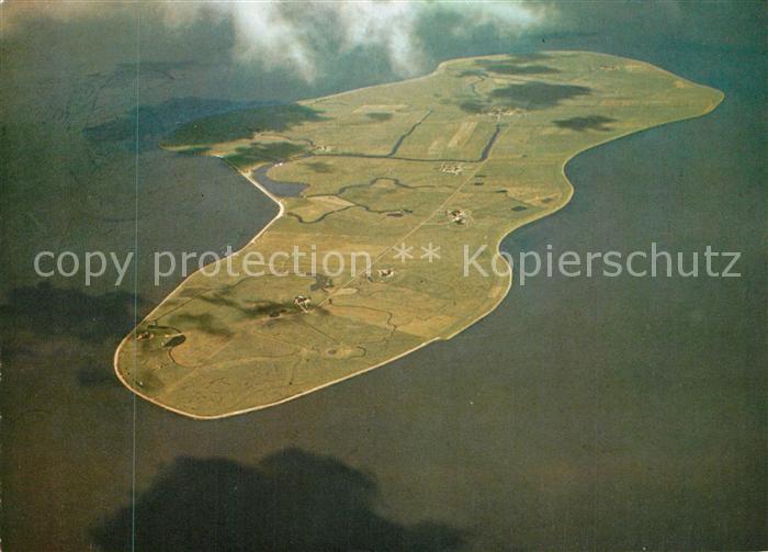 Hallig Hooge Fliegeraufnahme